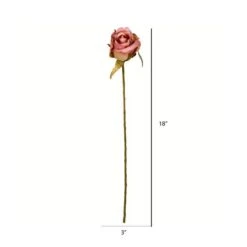 Mauve Rose Stem, 12ct. -Michaels D333881S 2