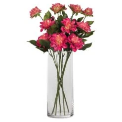 6 Pack: Fuchsia Dahlia Spray 8 6 Pack: Fuchsia Dahlia Spray -Michaels D333882S 2