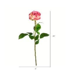 Light Pink Rose Stem, 6ct. -Michaels D333905S 2