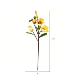 Yellow Magnolia Stem, 3ct. -Michaels D333908S 2