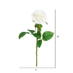 White Rose Artificial Stem, 6ct. -Michaels D333940S 2