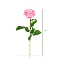 Pale Pink Rose Stem, 6ct. -Michaels D333953S 2
