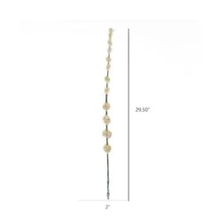 6 Pack: Cream Pom Pom Stem -Michaels D333955S 2