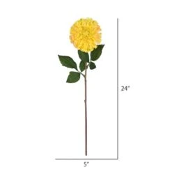 Yellow Zinnia Artificial Stem, 3ct. -Michaels D333967S 3