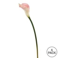 Pink Calla Lily Stem, 6ct.