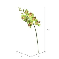 Green Real Touch Orchid Artificial Floral Stem -Michaels D333982S 2