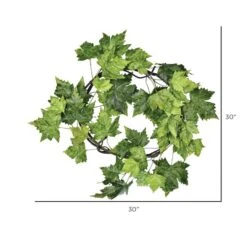 30" Green Plantanus Wreath -Michaels D347805S 2