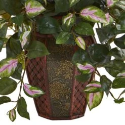 20" Hoya Plant In Decorative Planter 9 20" Hoya Plant In Decorative Planter -Michaels D350187S 13
