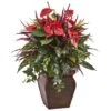 2.5ft. Mixed Laceleaf Plant In Decorative Planter -Michaels D350193S 1