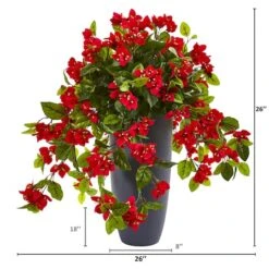 2ft. Red Bougainvillea In Tower Planter -Michaels D350239S 12