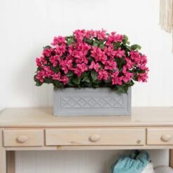 2.5ft. Pink Bougainvillea In Stone Planter -Michaels D350247S 12