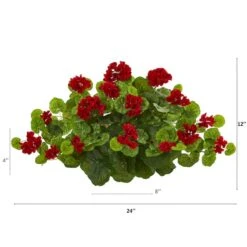 12" Geranium Ledge Plant -Michaels D350340S 12