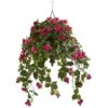 3ft. Pink Bougainvillea In Hanging Metal Bowl -Michaels D350441S 11