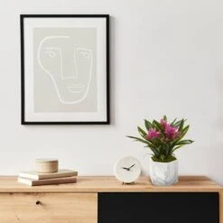 11" Purple Bromeliad In Marble Finished Vase 7 11" Purple Bromeliad In Marble Finished Vase -Michaels D350551S 12