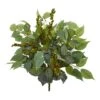 Green Mixed Ficus, Fittonia & Berries Bush, 6ct. -Michaels D351535S 1