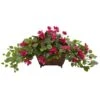 Bougainvillea In Metal Planter -Michaels D352862S 1