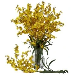 Dancing Lady Orchid Stem, 12ct. Yellow -Michaels D386488S 12