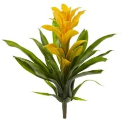 15" Bromeliad Artificial Flower (Set Of 4) -Michaels D386494S 2