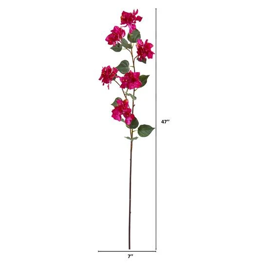 47'' Bougainvillea Artificial Flower Spray, 4ct. Orchid 6 47'' Bougainvillea Artificial Flower Spray, 4ct. Orchid - Image 4