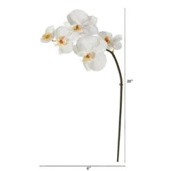 20" Phalaenopsis Orchid Artificial Flower (Set Of 12) -Michaels D386636S 12