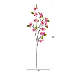 41'' Cherry Blossom Artificial Flower Spray, 3ct. Mauve -Michaels D386702S 2