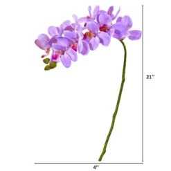 Moth Orchid Stem, 6ct. Purple -Michaels D386711S 2