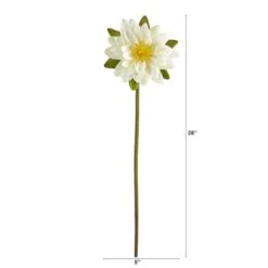 Lotus Flower Stems, 4ct. White -Michaels D386717S 2