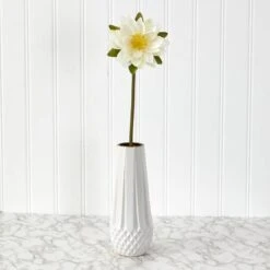 Lotus Flower Stems, 4ct. White -Michaels D386717S 3