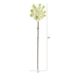 32'' Lilac Artificial Flower Stem, 4ct. White 8 32'' Lilac Artificial Flower Stem, 4ct. White -Michaels D386733S 2
