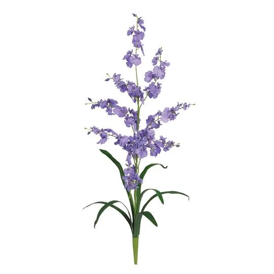 Dancing Lady Orchid Stem, 12ct. Purple 5 Dancing Lady Orchid Stem, 12ct. Purple - Image 3