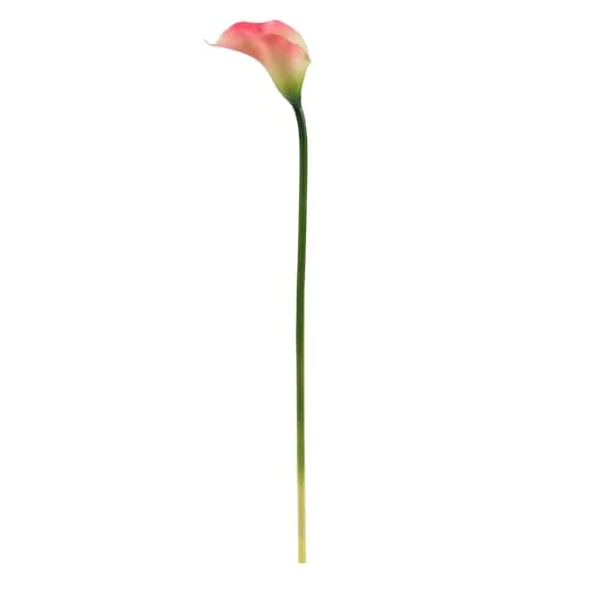 19.5" Calla Lily Artificial Flower Set Pink 6 19.5" Calla Lily Artificial Flower Set Pink - Image 4
