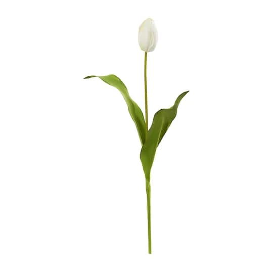 Dutch Tulip Artificial Flower Stem, 12ct. White 3 Dutch Tulip Artificial Flower Stem, 12ct. White