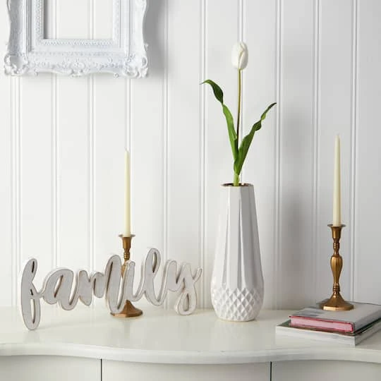 Dutch Tulip Artificial Flower Stem, 12ct. White 7 Dutch Tulip Artificial Flower Stem, 12ct. White - Image 5