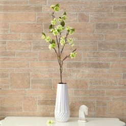 41'' Cherry Blossom Artificial Flower Spray, 3ct. Light Green -Michaels D386817S 3