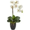Phalaenopsis Orchid In Black Vase -Michaels D386854S 1