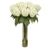 Hydrangea Silk Flower Arrangement 1 Hydrangea Silk Flower Arrangement -Michaels D386859S 1