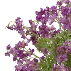 24" Dancing Daisy Arrangement In Vase Purple -Michaels D386883S 12