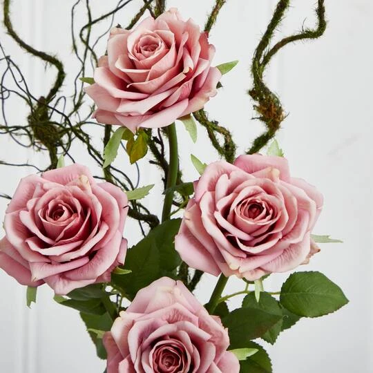 Vintage Rose Artificial Arrangement In Floral Design Pitcher 7 Vintage Rose Artificial Arrangement In Floral Design Pitcher - Image 5