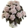 Hydrangea With Large Floral Planter -Michaels D387104S 1