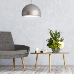 Hydrangea, Succulent And Eucalyptus Artificial Arrangement In Vintage Bowl With Copper Trimming 8 Hydrangea, Succulent And Eucalyptus Artificial Arrangement In Vintage Bowl With Copper Trimming -Michaels D387149S 3