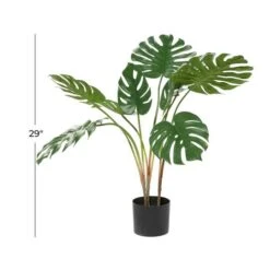 Monstera Leaf Decorations With Pot, 29", Green -Michaels D404842S 7