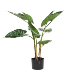 Tall Artificial Anthurium Leaf Plant WMetal Pot For Indoor Decor, 18" -Michaels D404857S 3