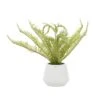 White Ceramic Contemporary Artificial Foliage, 18" X 16" X 14" -Michaels D404859S 1