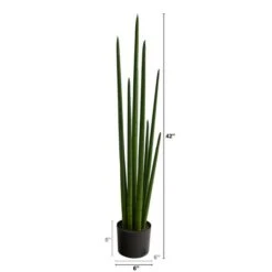 3.5ft. Sansevieria Snake Artificial Plant 9 3.5ft. Sansevieria Snake Artificial Plant -Michaels D478480S 12