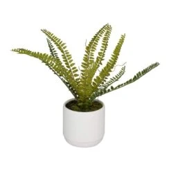 Green Ceramic Contemporary Artificial Foliage, 12" X 15" X 10" -Michaels D507807S 2