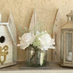 Flora Bunda® 8.5" Real-Touch Rose Arrangement In Glass Vase 8 Flora Bunda® 8.5" Real-Touch Rose Arrangement In Glass Vase -Michaels D511328S 3