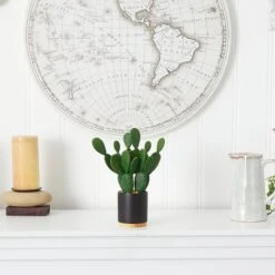 10'' Cactus Succulent Artificial Plant In Planter -Michaels D590116S 3