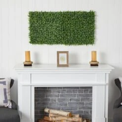 Artificial Grass Wall Mats, 2ct. -Michaels D590128S 5