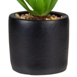 Northlight 7" Green Sword Grass In Black Pot -Michaels D602894S 3