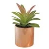 Northlight 5" Green Aloe Plant In Rose Gold Pot -Michaels D602895S 1
